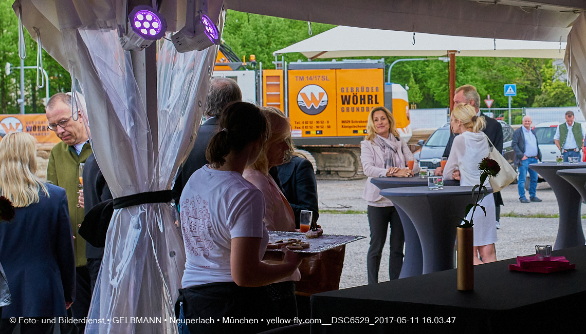 11. Mai 2017 - Grundsteinlegung für die LOGE und dem Kulturquadrat in Neuperlach